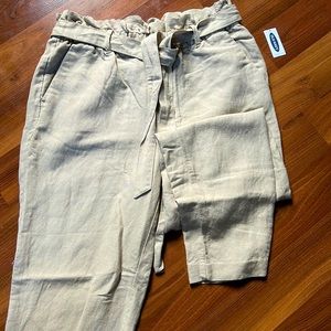 Old Navy dress pants with a belt